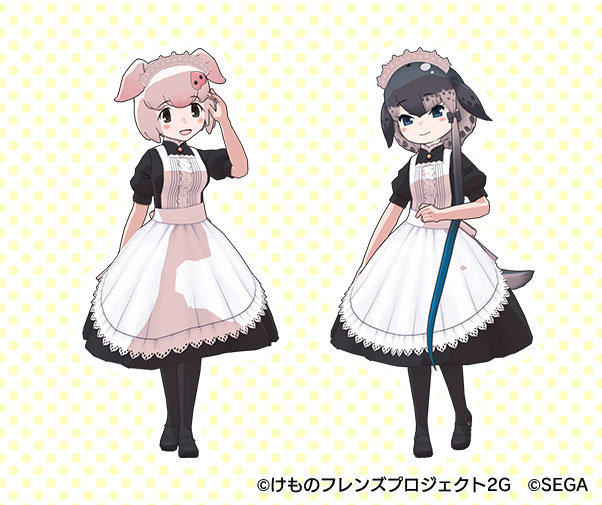 けものフレンズ３ おしらせ クラシカルなメイド服 登場 おしゃれメダル交換所ラインナップ更新 セガ